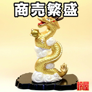 商売繁盛お守り：昇り龍の置物